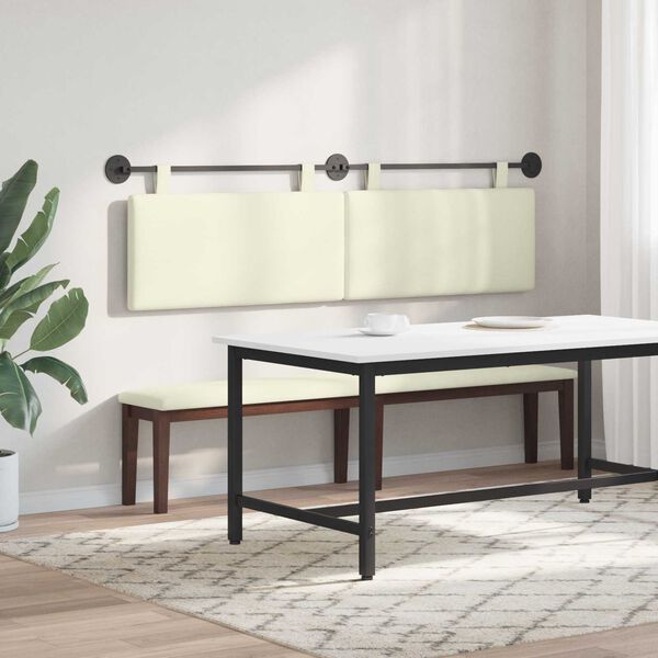 vidaXL Držeće uzglavlje Zidne Krema 170 x 55 x 5 cm Kordura tekstil