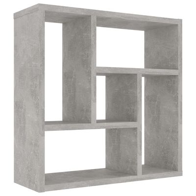 vidaXL Zidna polica siva boja betona 45,1x16x45,1 cm konstruirano drvo