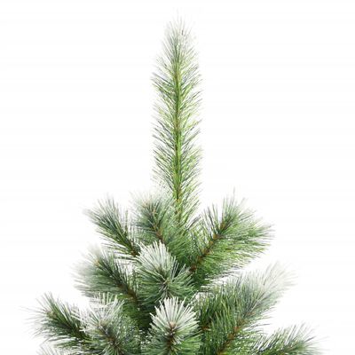 vidaXL Umjetno božićno drvce sa šarkama i snijegom 180 cm