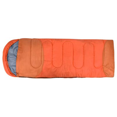 vidaXL Lagana vreća za spavanje narančasta 15 ℃ 850 g