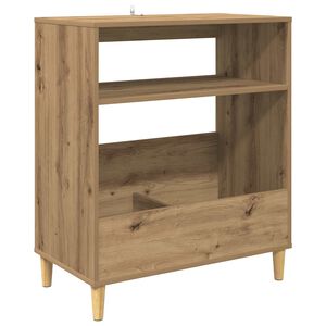 vidaXL Stalak za gramofon Hrast artisan 71 x 39,5 x 83 cm