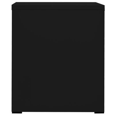 vidaXL Ormarić za spise crni 46 x 62 x 72,5 cm čelični