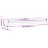 vidaXL Stalak za monitor boja betona 100x24x13 cm konstruirano drvo