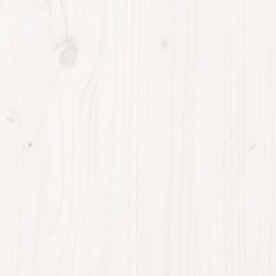 vidaXL Dnevni ležaj bijeli 90 x 190 cm od masivne borovine