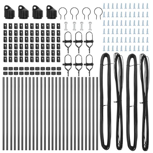 vidaXL Stup za ogradu Ostalo 26 pcs Siva 3,2 x 3,2 x 120 cm Čelik