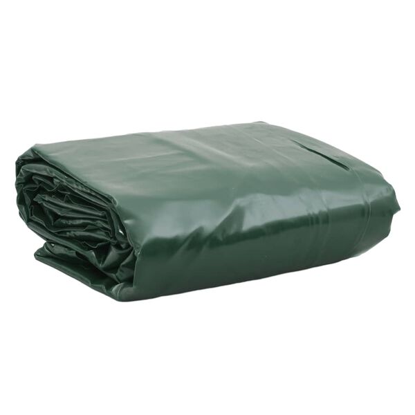 vidaXL Cerada zelena 4 x 5 m 650 g/m²