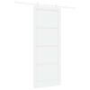 vidaXL Klizna vrata 93 x 232 cm Konstruirano drvo Bijela