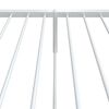 vidaXL Metalni okvir kreveta uzglavlje i podnožje bijeli 80x200 cm