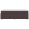 vidaXL Krevetna konstrukcija Tamno smeđa 120 x 190 cm tkanina