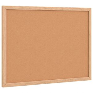 vidaXL Ploča od pluta s okvirom od punog drva borovine 40x30 cm