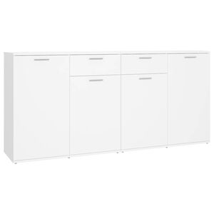 vidaXL Komoda bijela 160 x 36 x 75 cm od konstruiranog drva