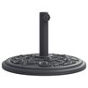 vidaXL Baza suncobrana za stupove &Oslash; 38/48 mm 12 kg okrugla