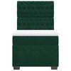 vidaXL Box spring krevet s madracem tamnozeleni 80 x 200 cm bar&scaron;unasti
