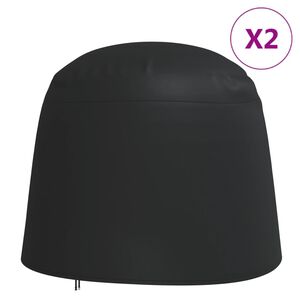vidaXL Navlake za dvostruku jajoliku stolicu 2 kom &Oslash; 230x200 cm Oxford