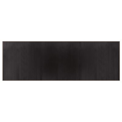 vidaXL Tepih pravokutni tamnosmeđi 100 x 300 cm od bambusa