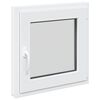 vidaXL Prozor za podrum RISOR 50 x 50 cm PVC i staklo Bijela