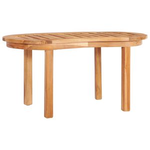vidaXL Stolić za kavu 90 x 50 x 45 cm od masivne tikovine