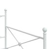 vidaXL Krevet na rasklapanje bez madraca bijeli 107x203 cm čelik