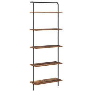 vidaXL Polica 5 razina 60 x 24 x 168 cm Konstruirano drvo Staro drvo
