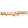 vidaXL 6-dijelni set vrtnih sofa od paleta od masivnog drva bagrema