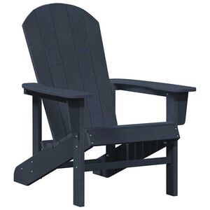 vidaXL Adirondack stolica Mornarsko plava 82 x 74 x 92 cm HDPE