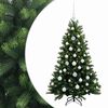 vidaXL Umjetno božićno drvce s kuglicama 120 cm 150 LED lampica