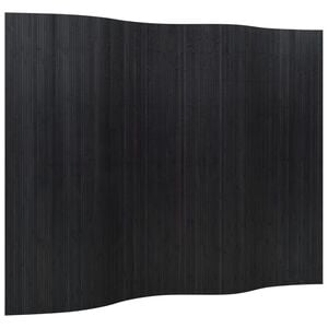 vidaXL Sobna pregrada crna &scaron;irina 250 cm visina 165 cm od bambusa