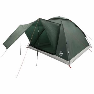 vidaXL Kamping &scaron;ator 4-osobni Maslinasto zelena Poliester i čelik
