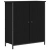 vidaXL Kreveta Crni hrast 70 x 30 x 80 cm Konstruirano drvo