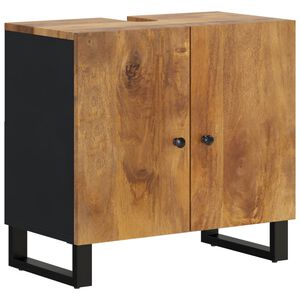 vidaXL Ormarić za umivaonik 62x33x58 drvo manga i konstruirano drvo