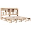 vidaXL Krevet s regalom za knjige bez madraca 180x200 cm od borovine
