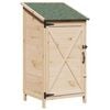 vidaXL Vrtna &Scaron;upa Prirodna 59,5 x 56 x 113,5 cm Čvrsto drvo jele