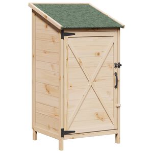 vidaXL Vrtna &Scaron;upa Prirodna 59,5 x 56 x 113,5 cm Čvrsto drvo jele