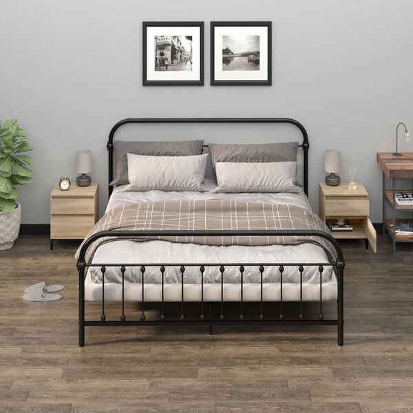 vidaXL Noćni ormarići 2 kom hrasta sonome 40x35x50 cm