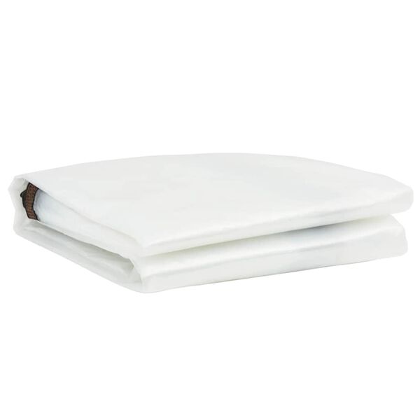 vidaXL Pokrivač za biljke s ušicama 3x6 m polietilen