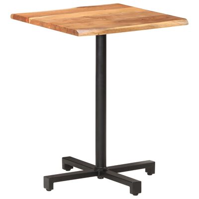 vidaXL Bistro stol sa živim rubovima 60x60x75 cm masivno drvo bagrema