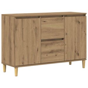 vidaXL Komoda boja hrasta artisan 102x35x70 cm konstruirano drvo