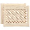 vidaXL Vrata za ormarić re&scaron;etkasti dizajn 2 kom 49,5x39,5 cm borovina