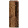 vidaXL Kupaonski ormar Zidne s pohranom Staro drvo 39 x 23,5 x 65 cm