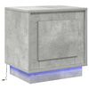 vidaXL Noćni ormar Betonski sivi 44 x 34,5 x 45 cm Konstruirano drvo