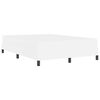 vidaXL Krevetna konstrukcija Čista bijela 140 x 190 cm tkanina