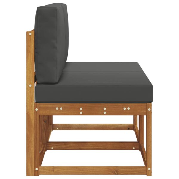 vidaXL 2 Komad Srednja sofa za van Čvrsto drvo akacije