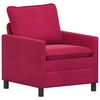 vidaXL Sofa Vinska crvena 76 x 81 x 87,5 cm Bar&scaron;un