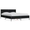 vidaXL Okvir za krevet crni 120x190 cm konstruirano drvo i metal