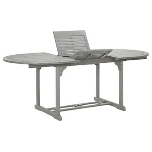 vidaXL Vrtni stol sivi 200 x 100 x 75 cm od masivnog bagremovog drva