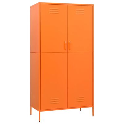 vidaXL Ormar narančasti 90 x 50 x 180 cm čelični