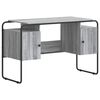 vidaXL Stol s pohranom Siva Sonoma 120 x 50,5 x 75,5 cm