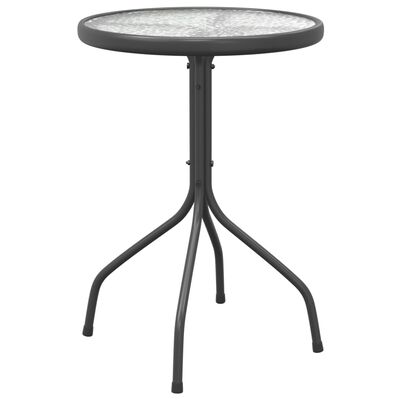 vidaXL Vrtni stol Ø 50 x 71 cm čelični antracit