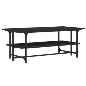 vidaXL Stolić za kavu crni 100 x 50 x 40 cm konstruirano drvo