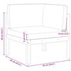vidaXL Vrtna kutna sofa s jastucima, akacija i uže